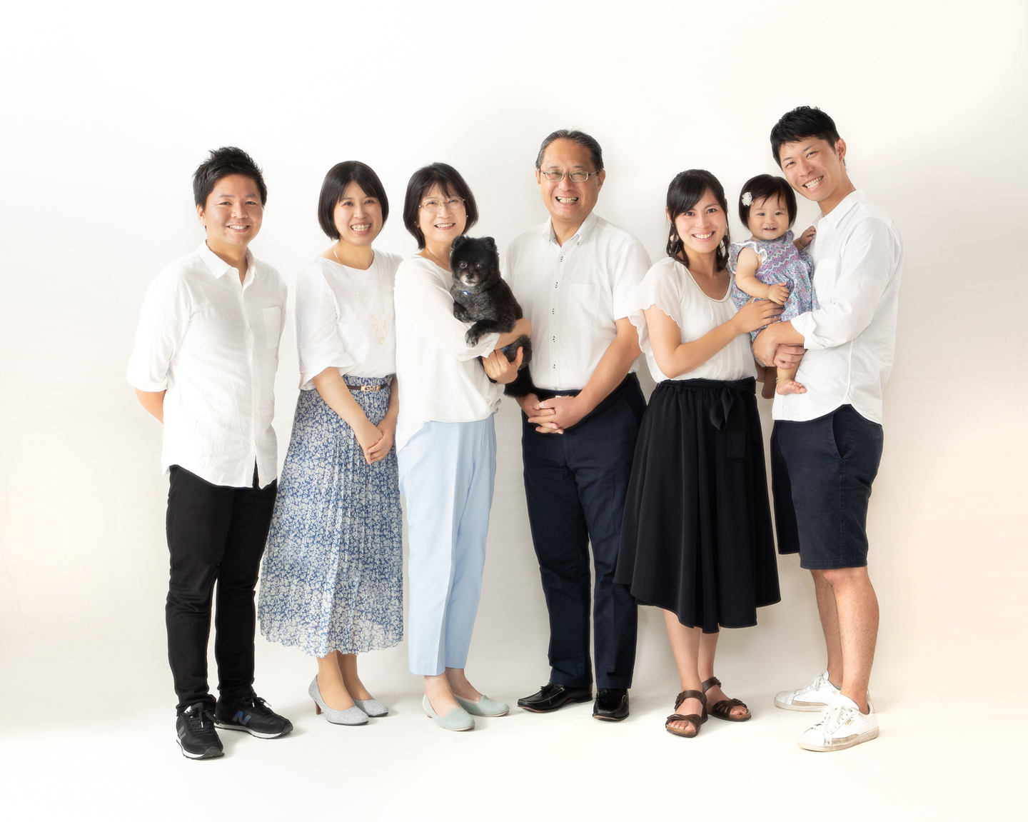 宮田写真館ペットと家族写真